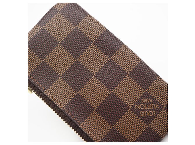 Louis Vuitton Damier Key Case Pochette Marrone Beige - vista 4