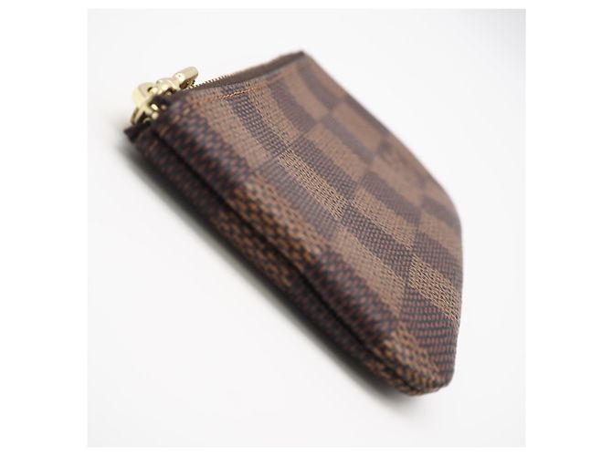 Louis Vuitton Damier Key Case Pochette Marrone Beige - vista 8