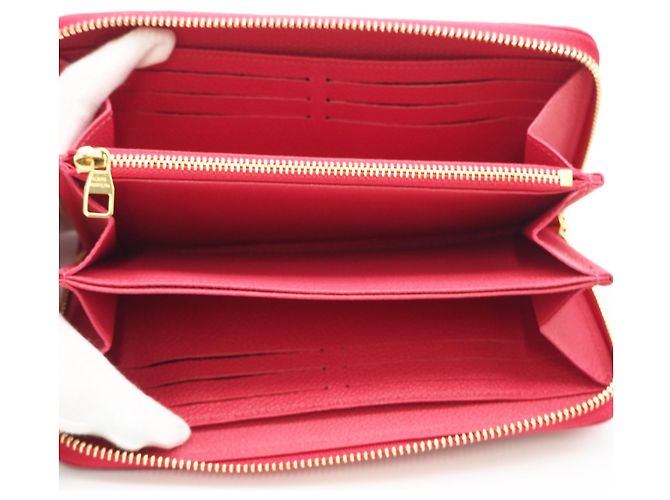 Louis Vuitton Monogram Empreinte Zippy Wallet Pink - Ansicht 9
