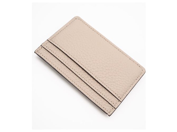 Tarjetero Louis Vuitton de piel Taurillon Beige - vista 2