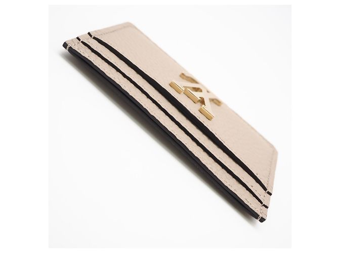 Tarjetero Louis Vuitton de piel Taurillon Beige - vista 5