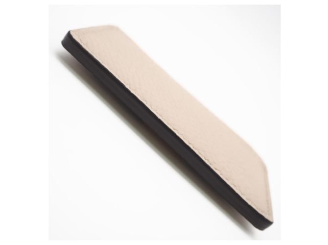 Tarjetero Louis Vuitton de piel Taurillon Beige - vista 6
