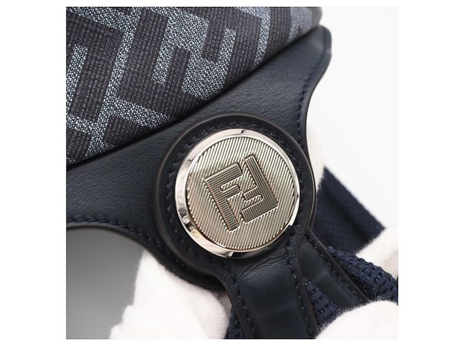 FENDI Chiode Small Backpack Blue - view 13
