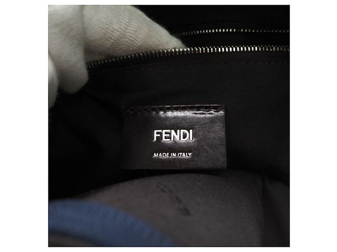 FENDI Chiode Small Backpack Blue - view 17