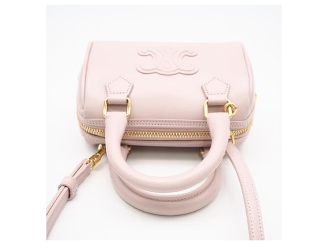 Céline Borsa Mini Boston Celine Cuile Triomphe Rosa - vista 5