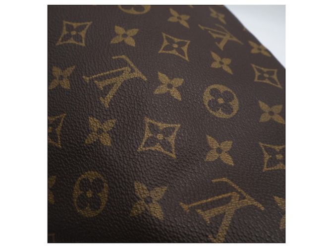 Borsa Boston Louis Vuitton Monogram Keepall 55 Marrone Beige - vista 4
