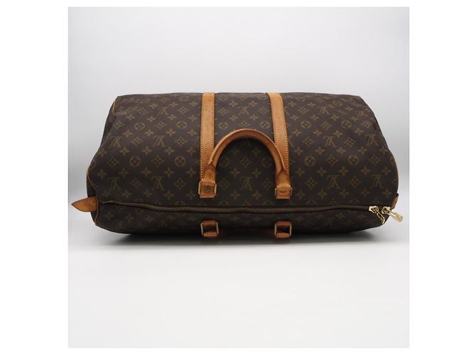 Borsa Boston Louis Vuitton Monogram Keepall 55 Marrone Beige - vista 8