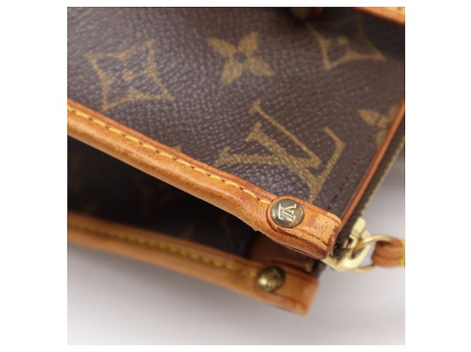 Borsa Louis Vuitton Monogram Popincourt O Marrone Beige - vista 11