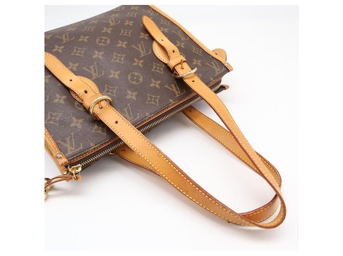 Borsa Louis Vuitton Monogram Popincourt O Marrone Beige - vista 8
