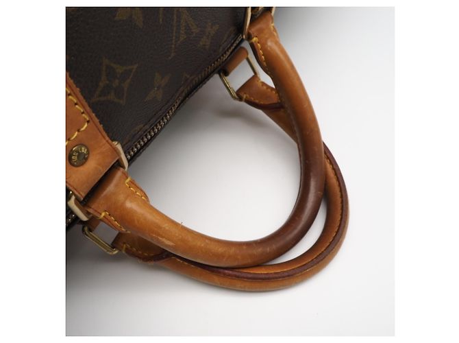 Borsa Boston Keepall 55 Monogram Louis Vuitton Marrone Beige - vista 5