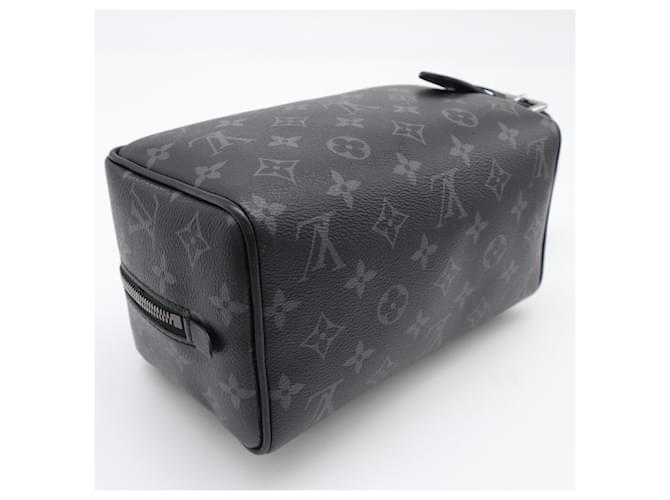 Borsa a pochette Louis Vuitton Monogram Eclipse Marrone Nero - vista 6