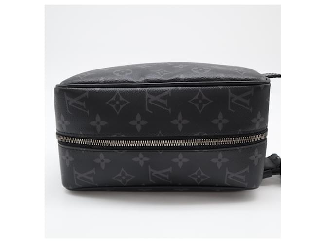 Borsa a pochette Louis Vuitton Monogram Eclipse Marrone Nero - vista 8