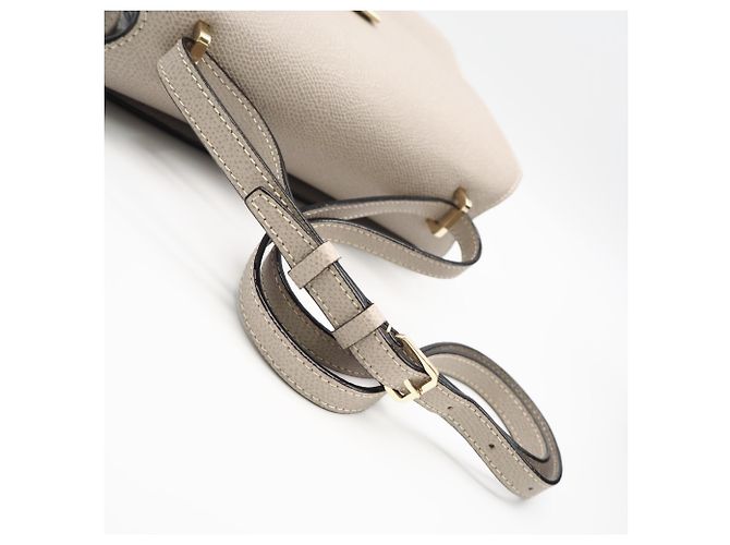 Valextra A4583717 Noro Medium Shoulder Bag Beige - vista 5
