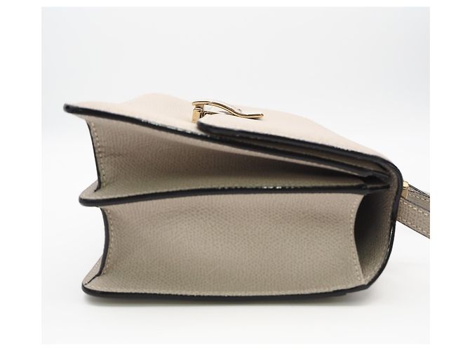 Valextra A4583717 Noro Medium Shoulder Bag Beige - vista 8