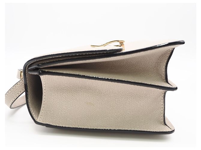 Valextra A4583717 Noro Medium Shoulder Bag Beige - vista 9