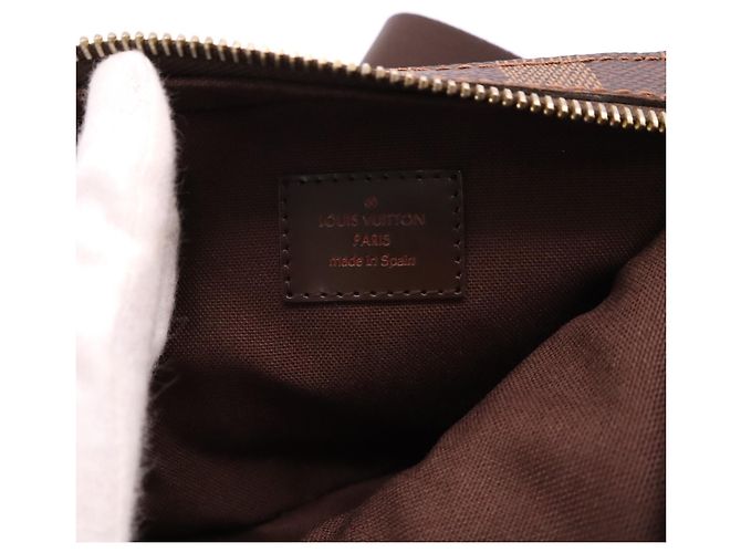 Borsa a tracolla Louis Vuitton Damier Geronimos N51994 Marrone Beige - vista 11