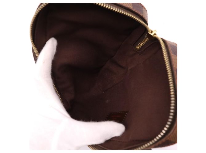 Borsa a tracolla Louis Vuitton Damier Geronimos N51994 Marrone Beige - vista 8