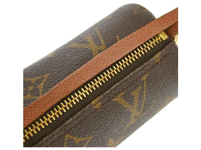 Louis Vuitton Papillon Pochette Monogram Canvas Mini Marrone - vista 5