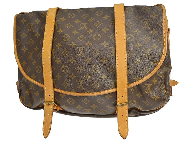 Louis Vuitton Saumur Monogram 43 Marrone - vista 2