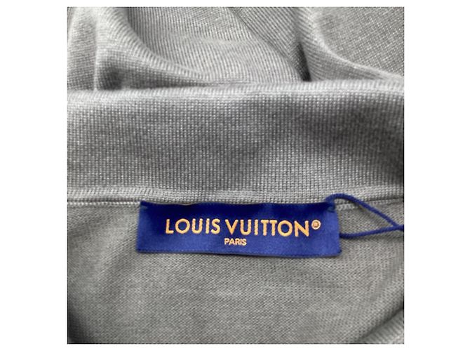 Polo de punto Louis Vuitton en algodón marrón Castaño Roja - vista 9