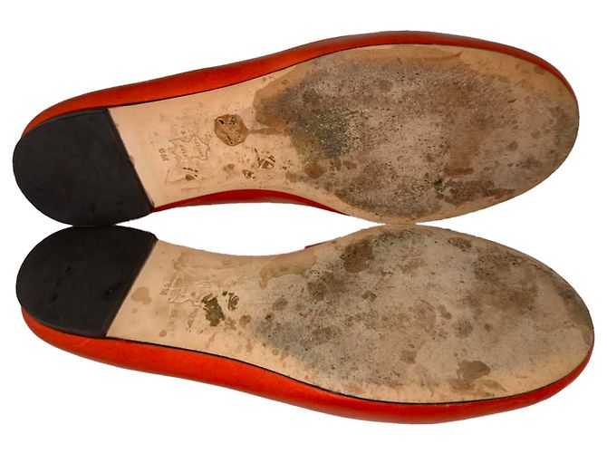Ballerine Tory Charm Tory Burch in pelle rossa Rosso - vista 9