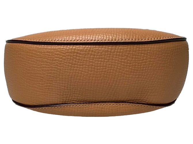 Chloé Mini Drew Schultertasche mit Kette aus orangefarbenem Leder - Ansicht 5