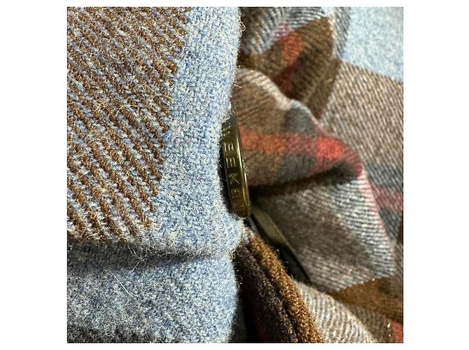 Weekend Max Mara Kleid mit Karomuster aus blauer Schurwolle - Ansicht 4