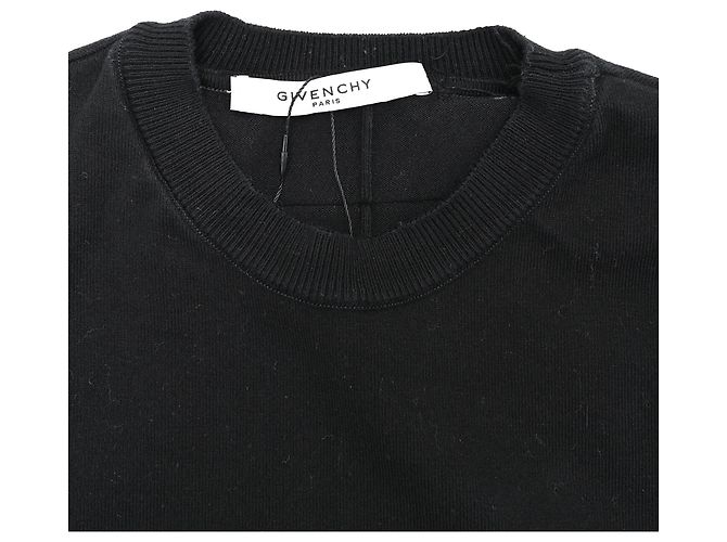 Felpa Givenchy con patch logo distressed in cotone nero Stampa python - vista 4