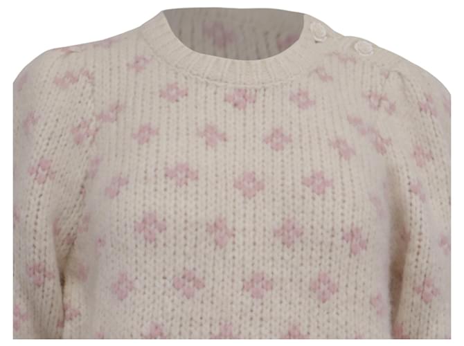LoveShackFancy Pullover mit Blumenstickerei Multicolor Alpaca Wool Mehrfarben - Ansicht 2