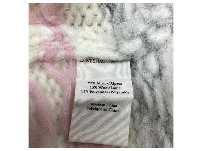 LoveShackFancy Pullover mit Blumenstickerei Multicolor Alpaca Wool Mehrfarben - Ansicht 6