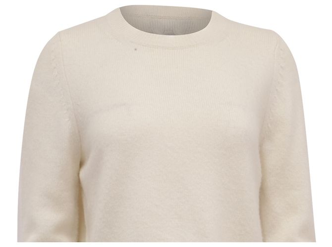 Nili Lotan Strickpullover aus Cashmere in Ivory Weiß Roh - Ansicht 2