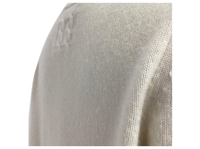 Nili Lotan Strickpullover aus Cashmere in Ivory Weiß Roh - Ansicht 6