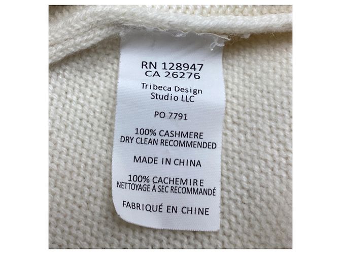 Nili Lotan Strickpullover aus Cashmere in Ivory Weiß Roh - Ansicht 8
