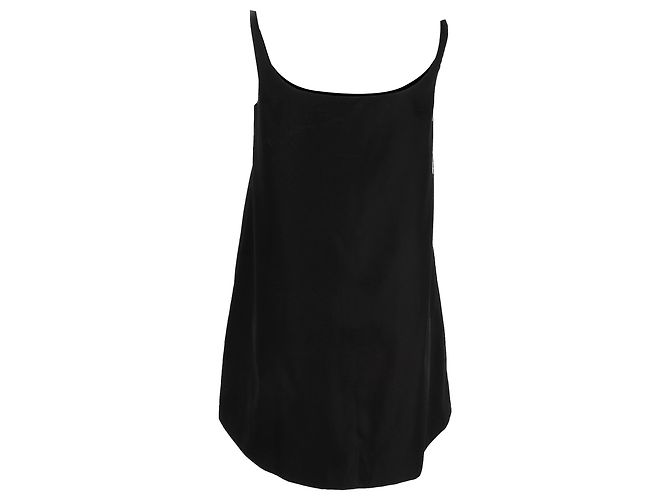 Prada Logo Mini-Kleid aus schwarzem Polyamid - Ansicht 3