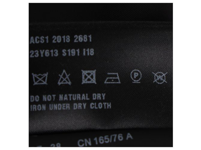 Prada Logo Mini-Kleid aus schwarzem Polyamid - Ansicht 7