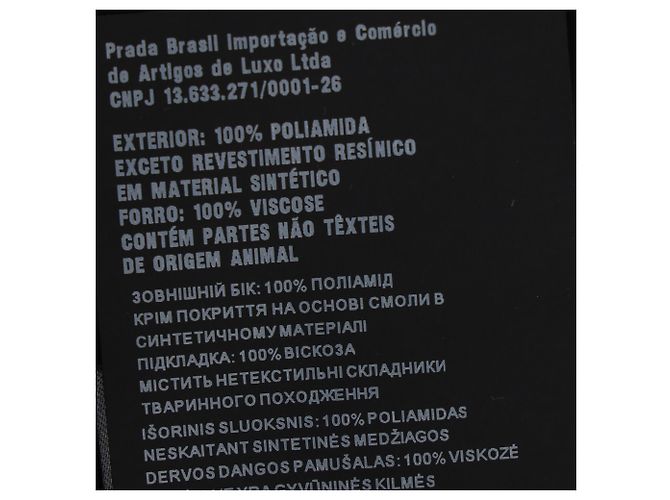 Prada Logo Mini-Kleid aus schwarzem Polyamid - Ansicht 9