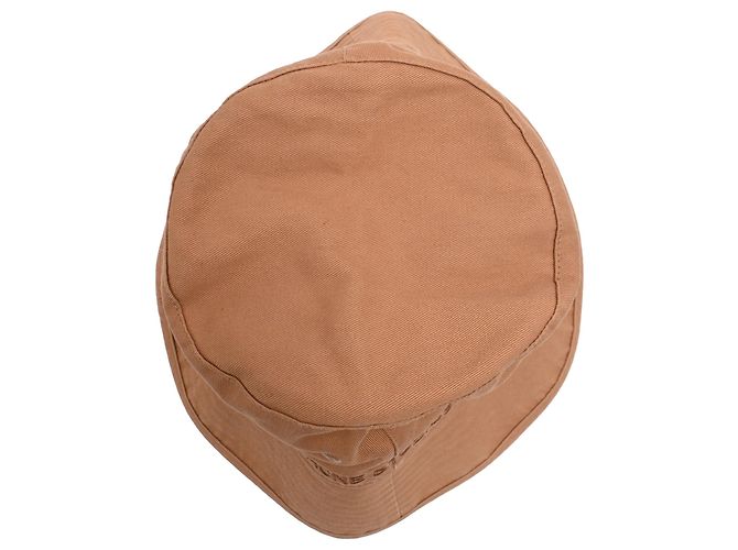 Cappello Bucket Acne Studio in cotone arancione ruggine - vista 13