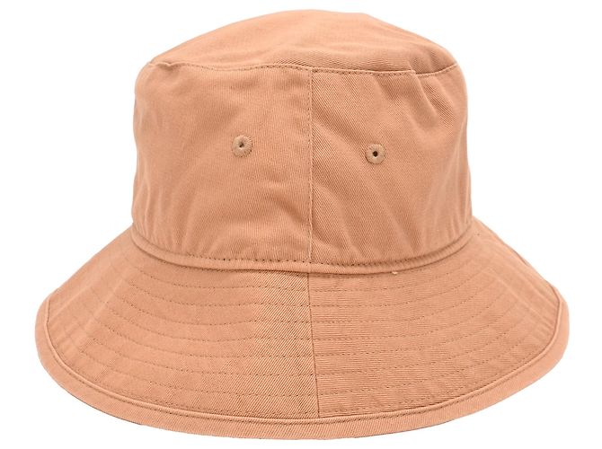 Cappello Bucket Acne Studio in cotone arancione ruggine - vista 2