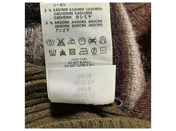 Autre Marque McQ Fair Isle Pullover aus brauner Wolle - Ansicht 5