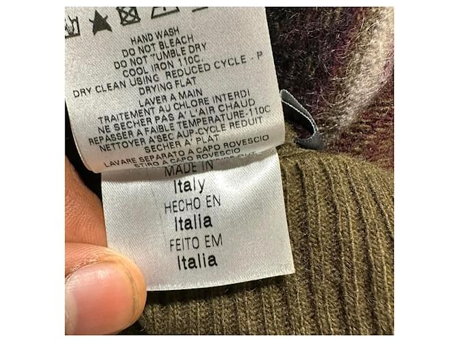 Autre Marque McQ Fair Isle Pullover aus brauner Wolle - Ansicht 6