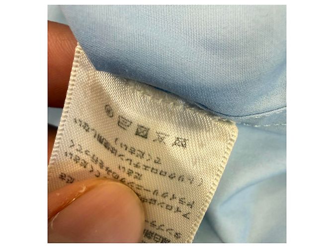 Camisa de botones ocultos The Row en algodón azul - vista 8