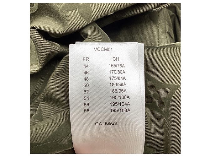 Chelsea Sovracamicia Workwear Monogram Louis Vuitton in cotone olive Verde Verde oliva - vista 5