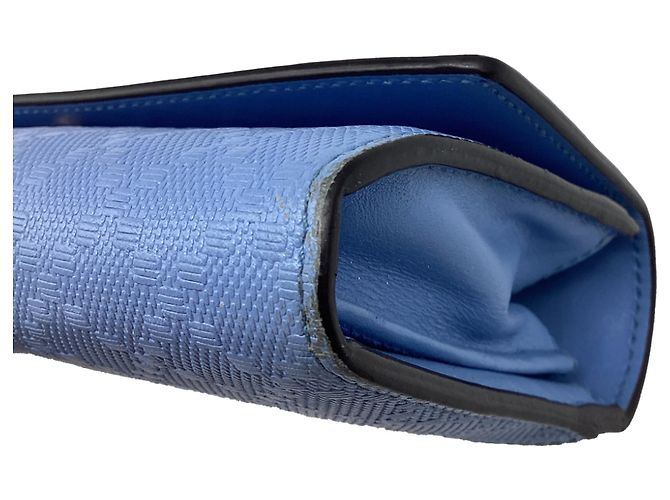 Portafoglio Continental con patta Gucci Microguccissima Blu Blu chiaro - vista 13