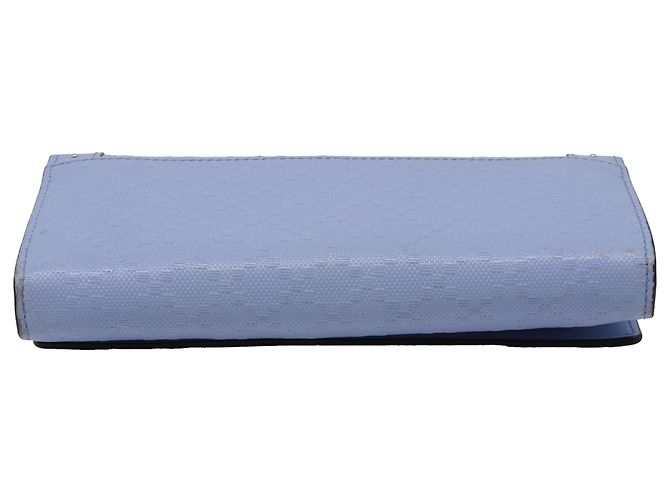 Portafoglio Continental con patta Gucci Microguccissima Blu Blu chiaro - vista 5