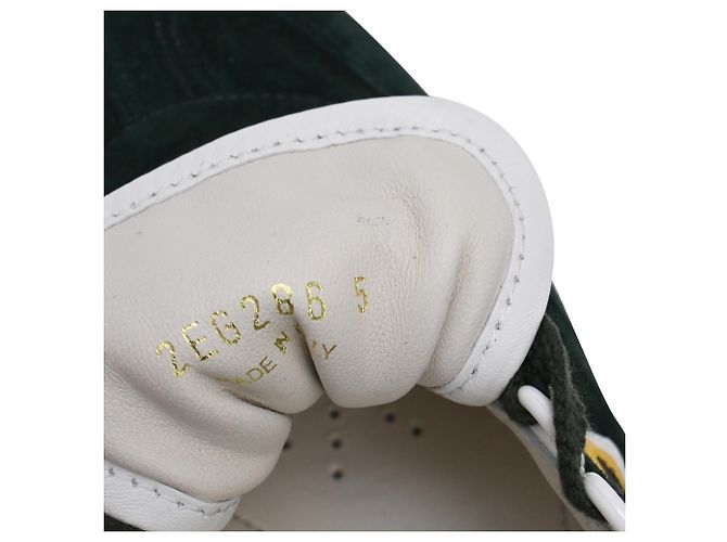 Baskets Prada Milano 70 en daim vert - vue 17