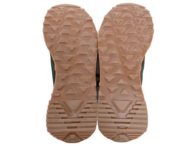 Baskets Prada Milano 70 en daim vert - vue 6