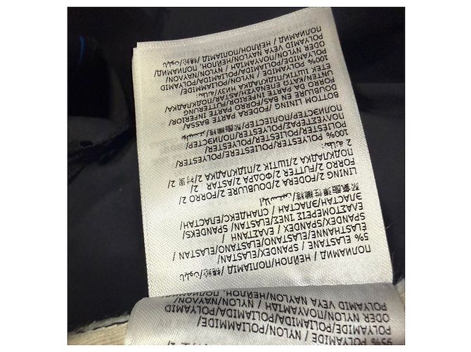 Pantaloni da sci a gamba dritta Moncler Grenoble in poliammide nera - vista 10