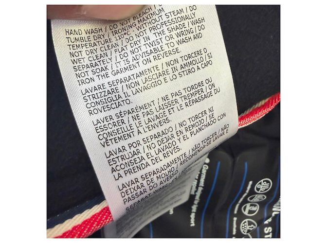 Pantaloni da sci a gamba dritta Moncler Grenoble in poliammide nera - vista 7