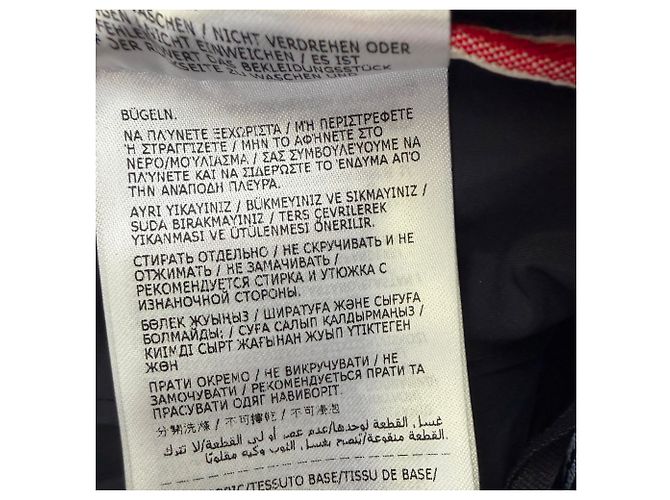 Pantaloni da sci a gamba dritta Moncler Grenoble in poliammide nera - vista 8