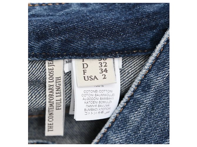 Vaqueros Wide-Leg Monili Brunello Cucinelli en algodón azul - vista 8
